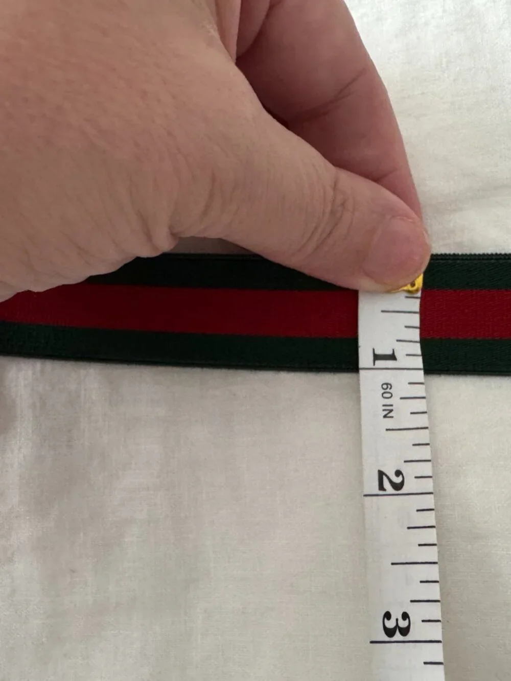 Authentic Gucci Children’s Youth Large L Web Elastic Double G Belt 432707